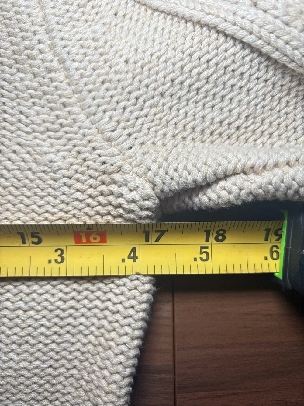 L.L. Bean Cable Knit Sweater | Cream Oatmeal Cotton Knit | Classic PreppyCoastal